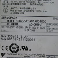 Repair YASKAWA SGDV-5R5A01A001000 SERVOPACK in Malaysia, Singapore, Thailand, Indonesia