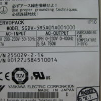 Repair YASKAWA SGDV-5R5A01A001000 SERVOPACK in Malaysia, Singapore, Thailand, Indonesia