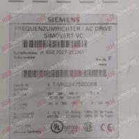 Repair SIEMENS 6SE7027-2ED61 siemens AC DRIVE T-VN2247500068 in Malaysia, Singapore, Thailand, Indonesia
