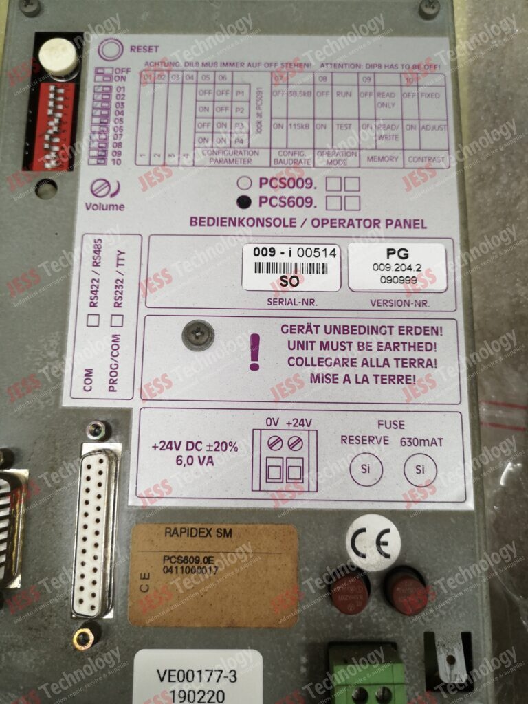 Image #3 of Repair LAUER PCS 609 Rapidex touch screen 0411000017 in Malaysia, Singapore, Thailand, Indonesia