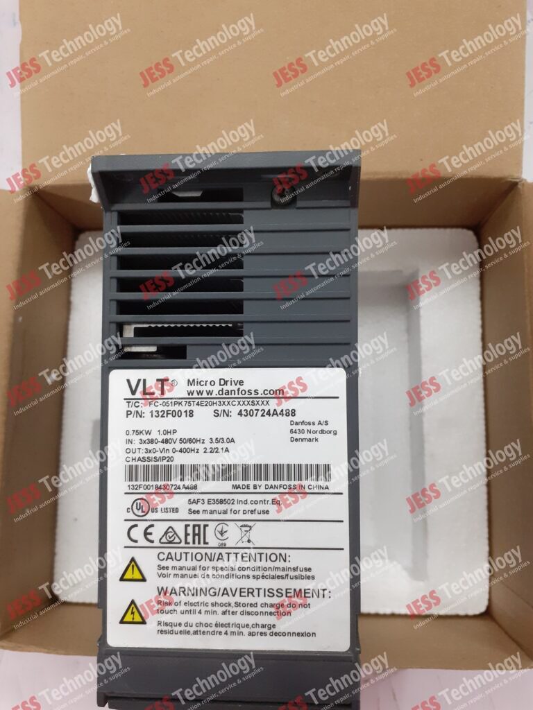 Image #3 of Repair VLT 132F0018 DANFOSS VLT DRIVE 0.75kW 430724A488 in Malaysia, Singapore, Thailand, Indonesia