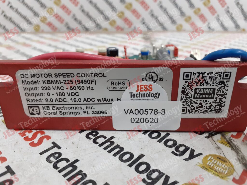 Image #1 of Repair KB ELECTRONICS KBMM-225 Dc motor speed 9450F in Malaysia, Singapore, Thailand, Indonesia