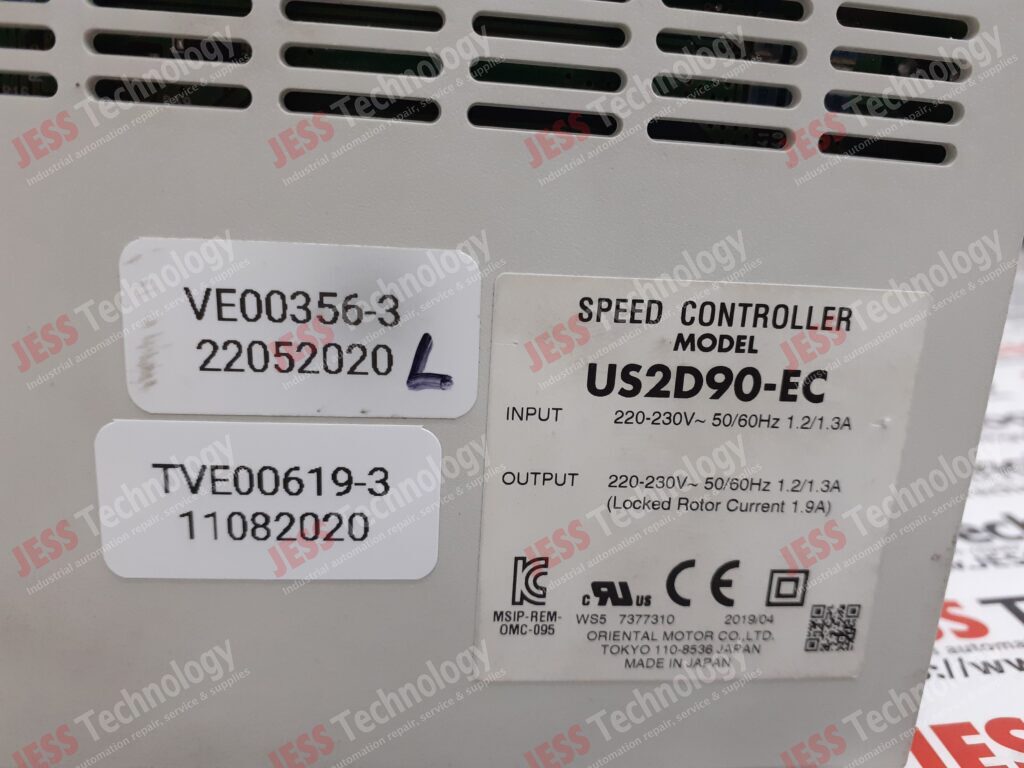 Image #2 of Repair ORIENTAL MOTOR US2D90-EC Speed controller WS5 7377310 in Malaysia, Singapore, Thailand, Indonesia