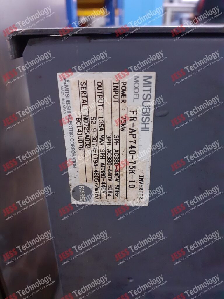 Image #4 of Repair MITSUBISHI FR-AP740-75K-10 MITSUBISHI FREQROL-AP700 N0725A002 in Malaysia, Singapore, Thailand, Indonesia