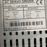 Repair AC SERVO DRIVER YJD-1KLPV YJD AC Servo Driver 1310-0715 in Malaysia, Singapore, Thailand, Indonesia