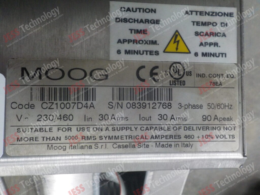 Image #1 of Repair MOOG CZ1007D4A MOOG 083912768 in Malaysia, Singapore, Thailand, Indonesia