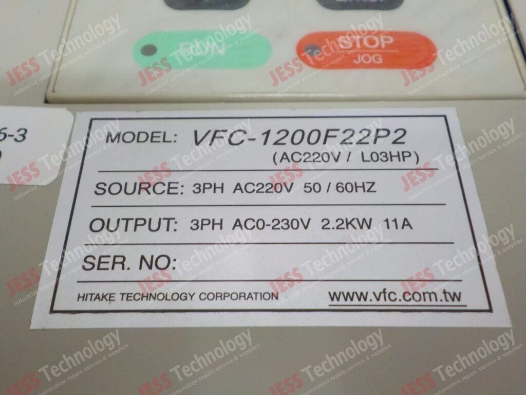 Image #2 of Repair HITAKE VFC-1200F22P2 Hitake inverter - in Malaysia, Singapore, Thailand, Indonesia