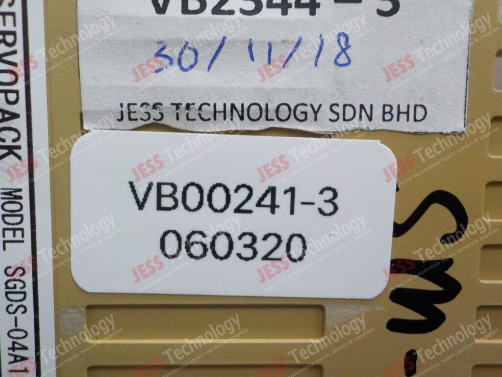 Image #2 of Repair YASKAWA SGDS-04A12AY27 yaskawa servopack D0061C809610052 in Malaysia, Singapore, Thailand, Indonesia