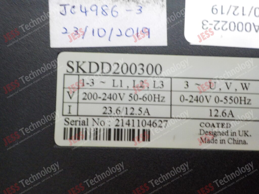 Image #1 of Repair CONTROL TECHNIQUE SKDD200300 Emerson control techniques 2141104627 in Malaysia, Singapore, Thailand, Indonesia