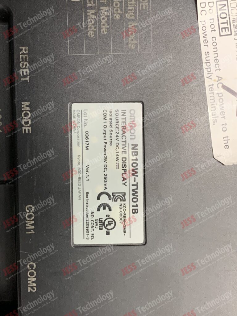 Image #3 of Repair OMRON NB10W-TW01B omron touchscreen - in Malaysia, Singapore, Thailand, Indonesia