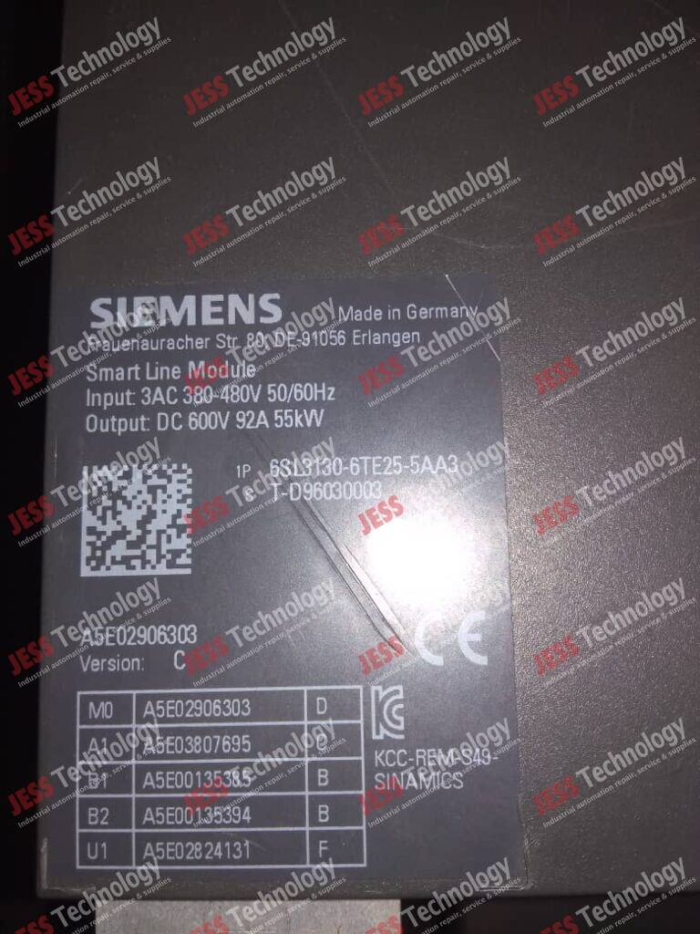 Image #4 of Repair SIEMENS SINAMIC DC DRIVE UW TJB00331 6SL3130-6TE25-5AA3 SIEMENS SINAMIC DC DRIVE UW TJB00331 MODEL NO 6SL3130-6TE25-5AA3 SERIAL NO T-D96030003 T-D96030003 in Malaysia, Singapore, Thailand, Indonesia