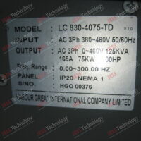 Repair LS MOTOR DRIVE LC-830-4075-TD BRAND: LS MOTOR DRIVE, MODEL NO: LC-830-4075-TD, S/N: HGO 00376 HGO 00376 in Malaysia, Singapore, Thailand, Indonesia