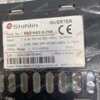 Repair SHIHLIN SS2-043-0.75K Shihlin Inverter S2ALCAS18E2642 in Malaysia, Singapore, Thailand, Indonesia
