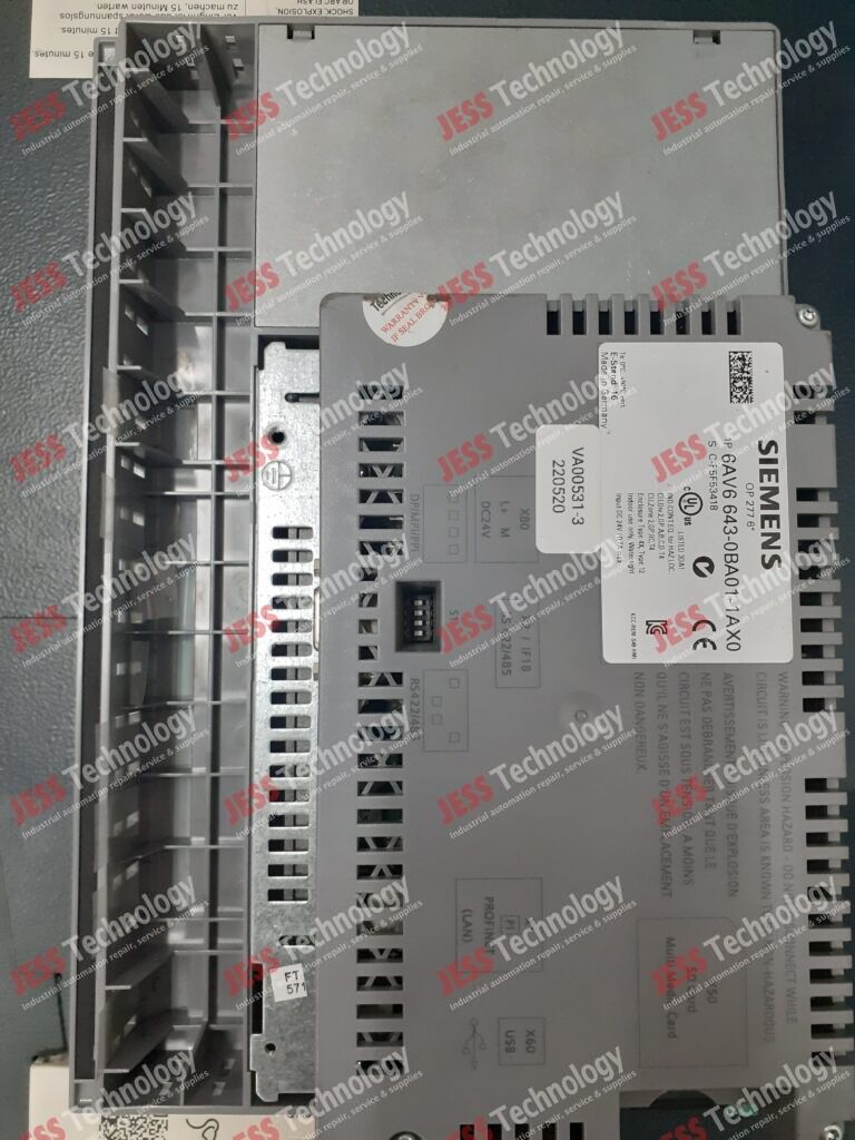 Image #1 of Repair SIEMENS 6AV6643-0BA01-1AX0 Siemens panel S C-F5F53418 in Malaysia, Singapore, Thailand, Indonesia