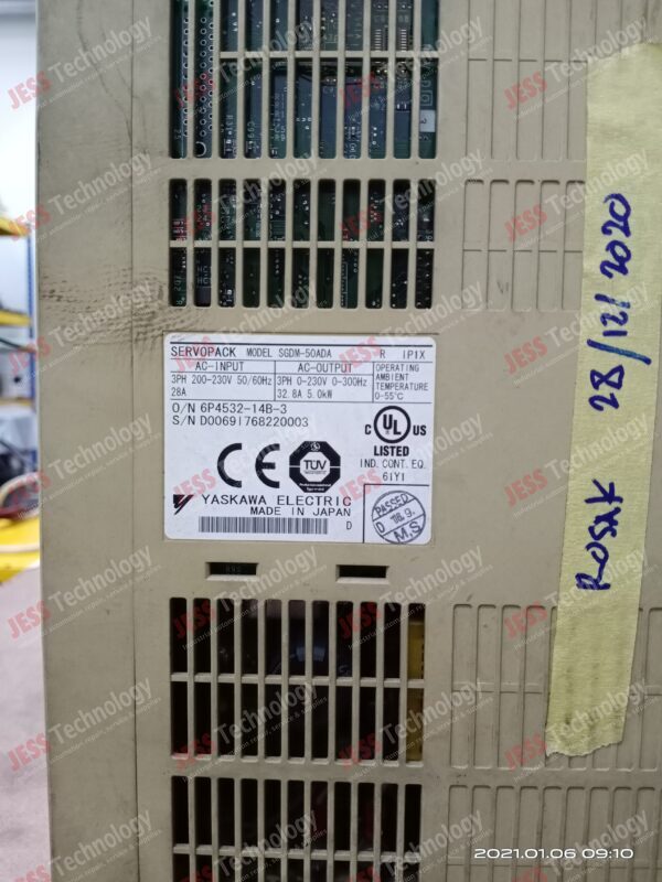 Image #4 of Repair YASKAWA SGDM-50ADA Yaskawa servopack D00691768220003 in Malaysia, Singapore, Thailand, Indonesia