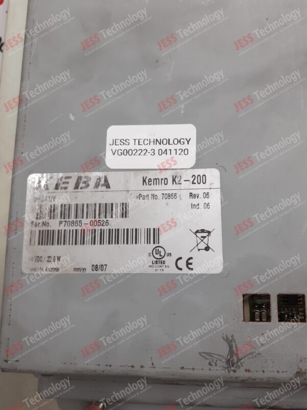 Image #1 of Repair KEBA KEMRO K2-200 Haitian Control Display P70865-00526 in Malaysia, Singapore, Thailand, Indonesia