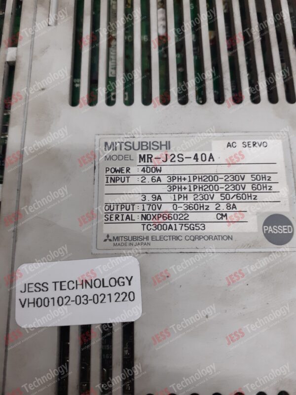 Image #2 of Repair MITSUBISHI MR-J2S-40A Mitsubishi AC Servo N0XP66022 in Malaysia, Singapore, Thailand, Indonesia