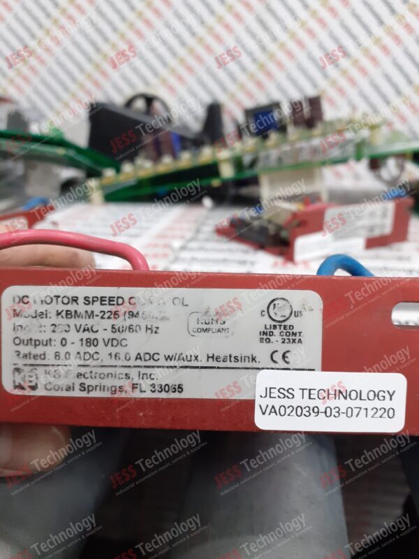 Image #2 of Repair KB ELECTRONICS KBMM-225 Dc motor speed control - in Malaysia, Singapore, Thailand, Indonesia