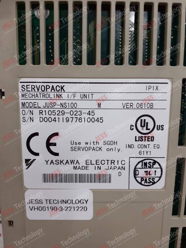 Image #2 of Repair YASKAWA JUSP-NS100 YASKAWA SERVOPACK MECHATROLINK I/F UNIT D0041 977610045 in Malaysia, Singapore, Thailand, Indonesia