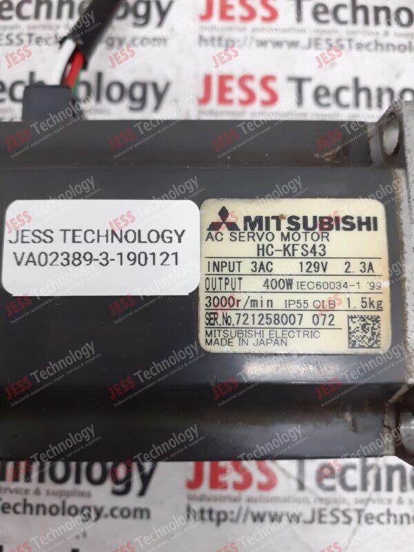 Image #2 of Repair MITSUBISHI AC SERVO MOTOR HC-KFS43 Mitsubishi AC servo motor 721258007 072 in Malaysia, Singapore, Thailand, Indonesia
