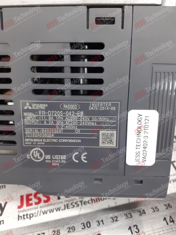 Image #2 of Repair MITSUBISHI FR-D720S-042-E8 Mitsubishi B49203031 in Malaysia, Singapore, Thailand, Indonesia