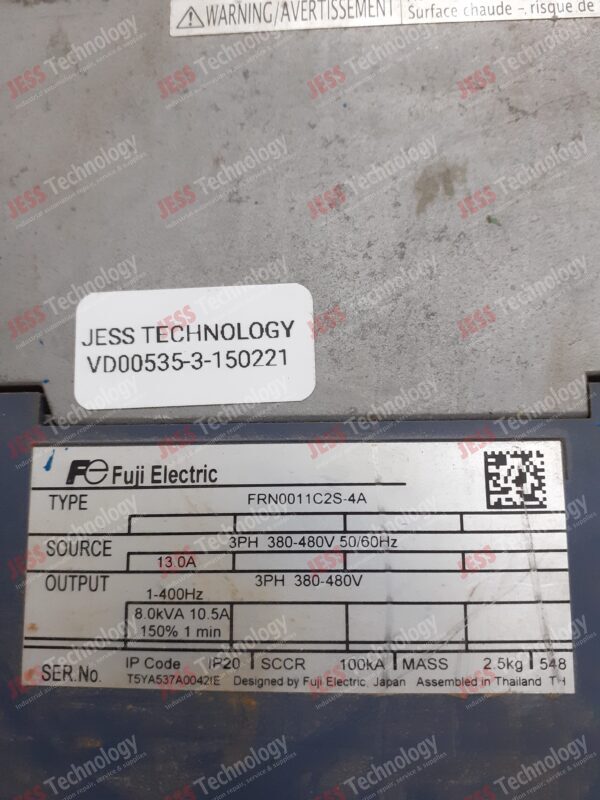 Image #2 of Repair FUJI ELECTRIC FRN0011C2S Fuji inverter T5YA537A0042IE in Malaysia, Singapore, Thailand, Indonesia