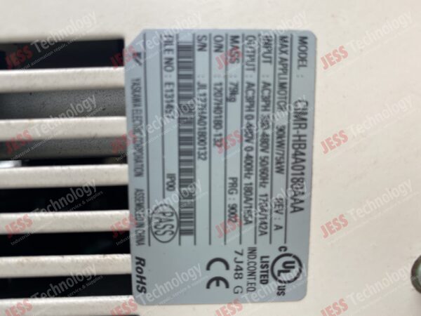 Image #3 of Repair YASKAWA H1000 CIMR-HB4A0180AAA RoHS H1000 JL127HA01800132 in Malaysia, Singapore, Thailand, Indonesia