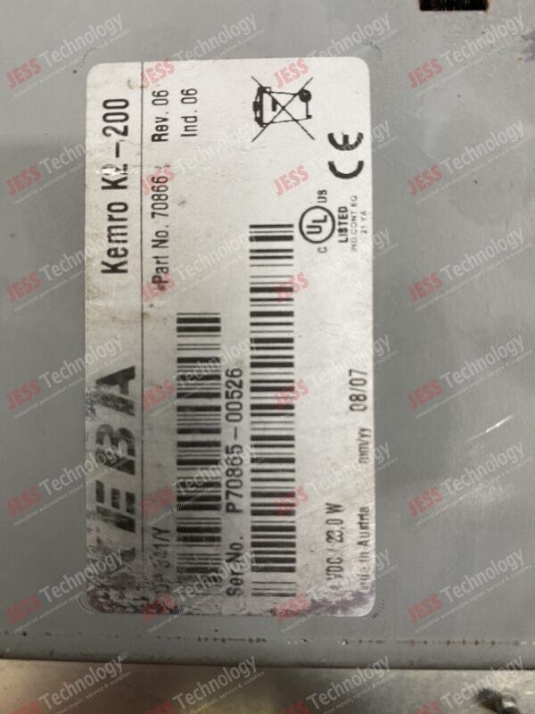 Image #2 of Repair KEBA KEMRO K2-200 Haitian Control Display P70865-00526 in Malaysia, Singapore, Thailand, Indonesia