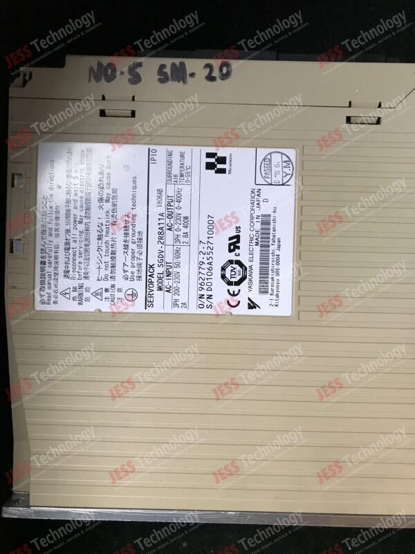 Image #3 of Repair YASKAWA SGDV-2R8A11AY806AB Yaskawa Servopack D0106A552710007 in Malaysia, Singapore, Thailand, Indonesia