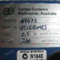 Repair GEDGE SYSTEM-AUSTRALIA CONTROLLER GS1650MK3 BRAND: GEDGE SYSTEM-AUSTRALIA CONTROLLER, MODEL: GS1650MK3, S/N: 49473 49473 in Malaysia, Singapore, Thailand, Indonesia