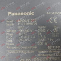 Repair PANASONIC AC SERVO DRIVER UW JA00528 MADLN15SE BRAND: PANASONIC AC SERVO DRIVER UW JA00528 MODEL: MADLN15SE – in Malaysia, Singapore, Thailand, Indonesia