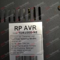 Repair RP AVR TDR1000-NE Automatic voltage regulator 20160RP-100002 in Malaysia, Singapore, Thailand, Indonesia
