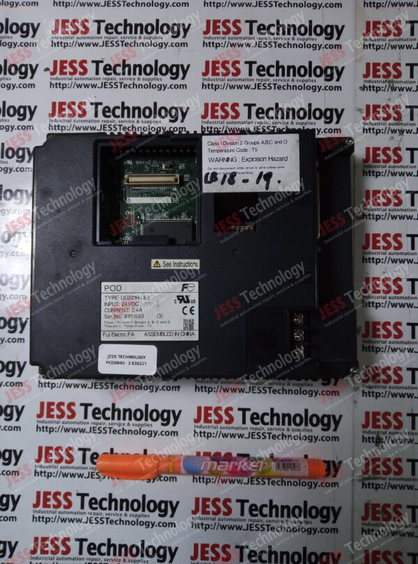 Image #1 of Repair FUJI HMI UG221H-LE4 FUJI HMI MODEL : UG221H-LE4 SERIAL : 81f51553 DISPLAY PROBLEM 81f51553 in Malaysia, Singapore, Thailand, Indonesia
