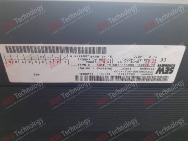 Image #4 of Repair SEW EURODRIVE INVERTER MDX60A0300-503-4-00 SEW EURODRIVE INVERTER MODEL : MDX60A0300-503-4-00 SERIAL : 1128931 & 0555661 FAULT DC 24V 1128931 & 0555661 in Malaysia, Singapore, Thailand, Indonesia