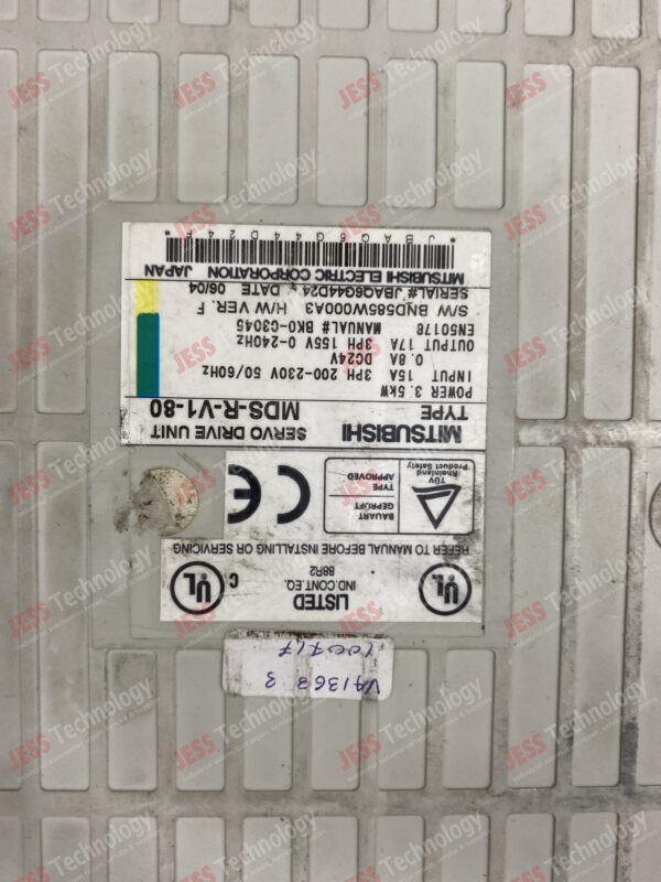Image #4 of Repair MITSUBISHI MDS-R-V1-80 MITSUBISHI SERVO DRIVE UNIT 3.5kW JBAQ6G44D24 in Malaysia, Singapore, Thailand, Indonesia