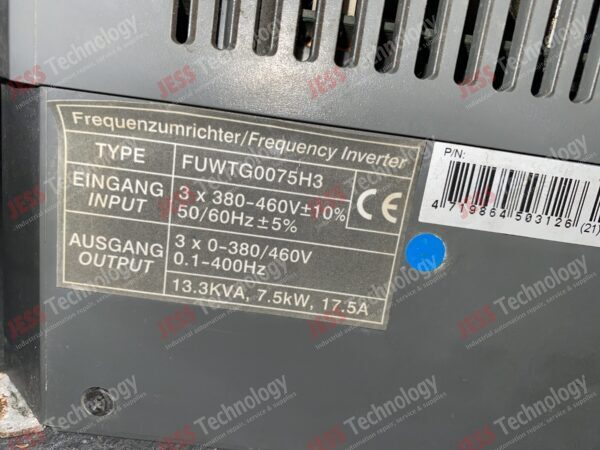 Image #3 of Repair Watt Tronic Inverter FUWTG0075H3 Brand: Watt Tronic Inverter Model: FUWTG0075H3 S/N: (21)50803120122400150400 (21)50803120122400150400 in Malaysia, Singapore, Thailand, Indonesia