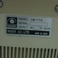 Repair NIDEC LM-770 LENSO METER in Malaysia, Singapore, Thailand, Indonesia