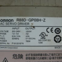 Repair OMRON R88D-GP08H-Z AC SERVO DRIVER in Malaysia, Singapore, Thailand, Indonesia
