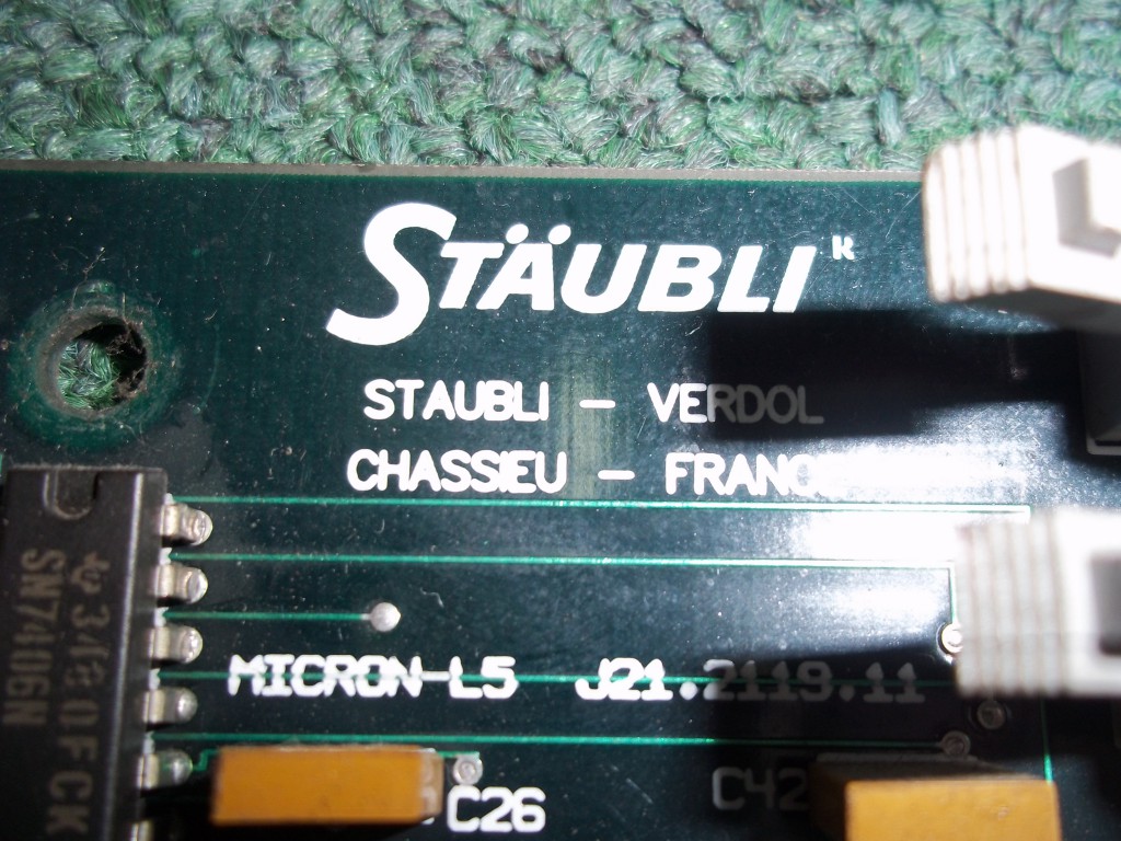 Image #2 of Repair J21-2119-11 STAUBLI STAUBLI BOARD in Malaysia, Singapore, Thailand, Indonesia