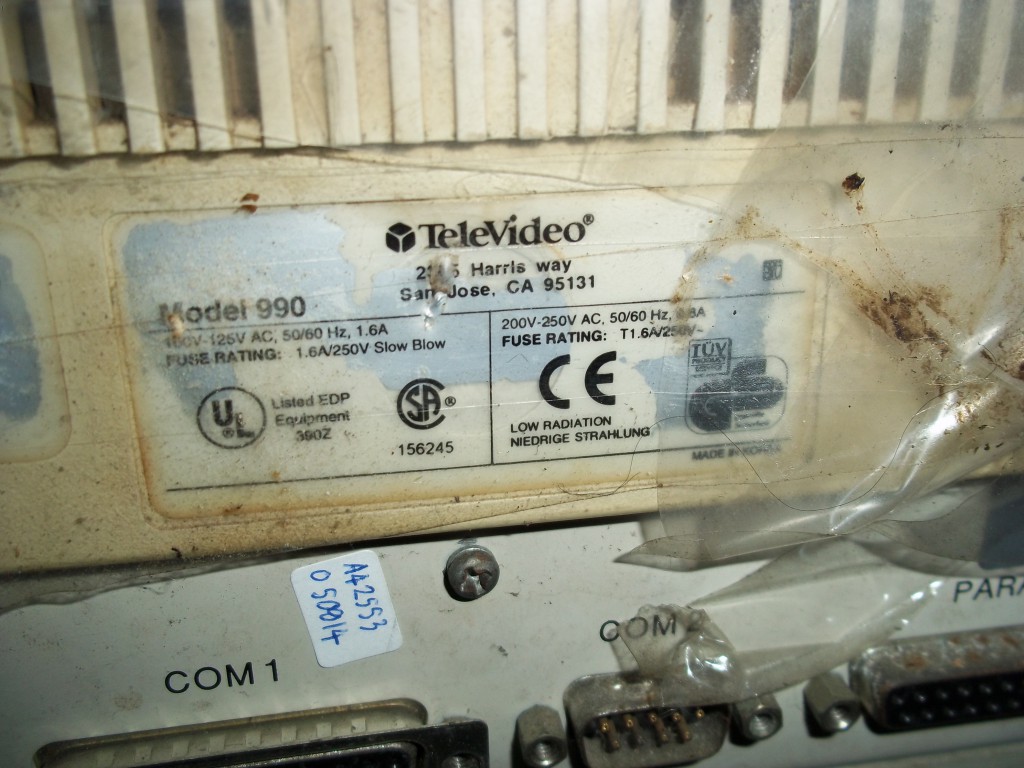 Image #1 of Repair 990 TELEV TELEVIDEO MONITOR in Malaysia, Singapore, Thailand, Indonesia