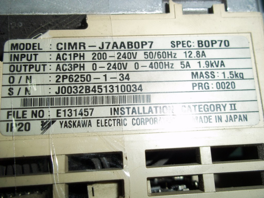 Image #1 of Repair CIMR-J7AAB0P7 YASKAWA YASKAWA in Malaysia, Singapore, Thailand, Indonesia