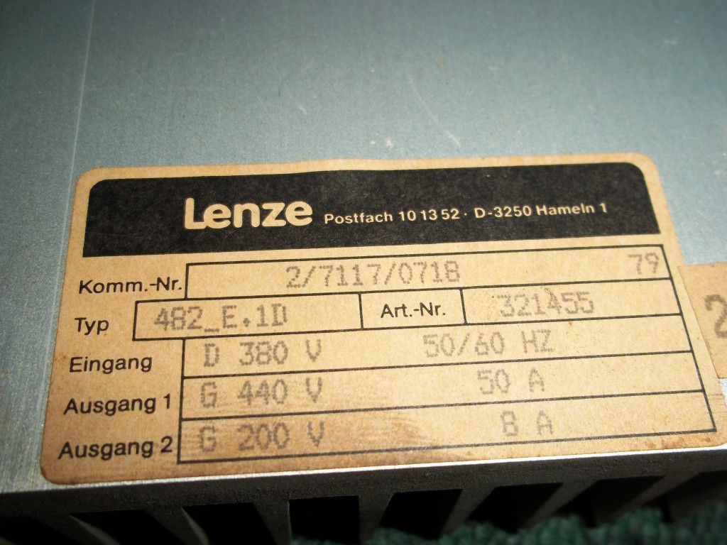 Image #1 of Repair 482_E.1D LENZE LENZE 480 in Malaysia, Singapore, Thailand, Indonesia