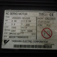 Repair USAGED-05V22K YASKAWA  AC SERVO MOTOR YASKAWA ELECTRIC CORPORATION in Malaysia, Singapore, Thailand, Indonesia