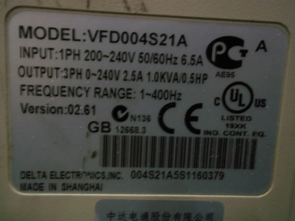 Image #1 of Repair VFD004S21A DELTA ELECTRONICS DELTA ELECTRONICS, INC. in Malaysia, Singapore, Thailand, Indonesia