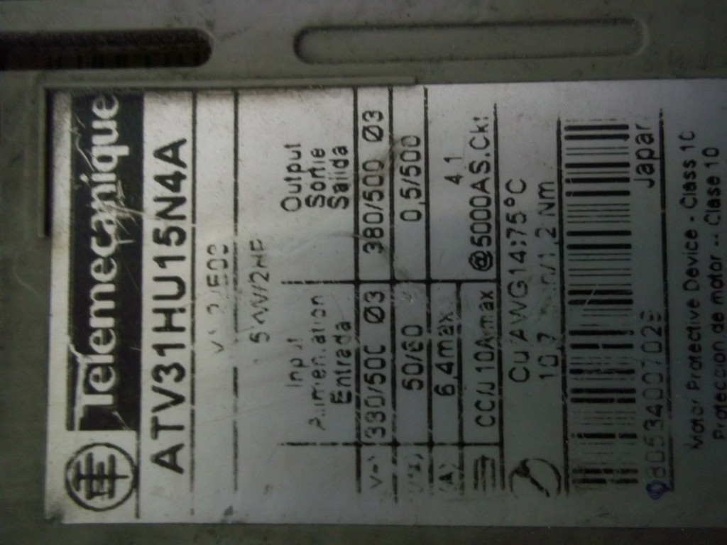 Image #1 of Repair ATV31HU15N4A TELEMECANIQUE ALTIVAR TELEMECANIQUE ALTIVAR 31 in Malaysia, Singapore, Thailand, Indonesia