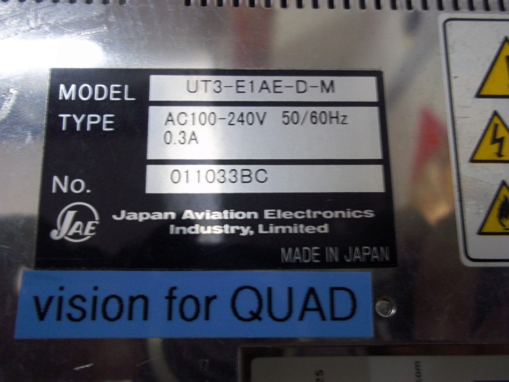 Image #1 of Repair UT3-E1AE-D-M JAPAN AVIATION ELECTRONICS JAPAN TOUCH SCREEN in Malaysia, Singapore, Thailand, Indonesia
