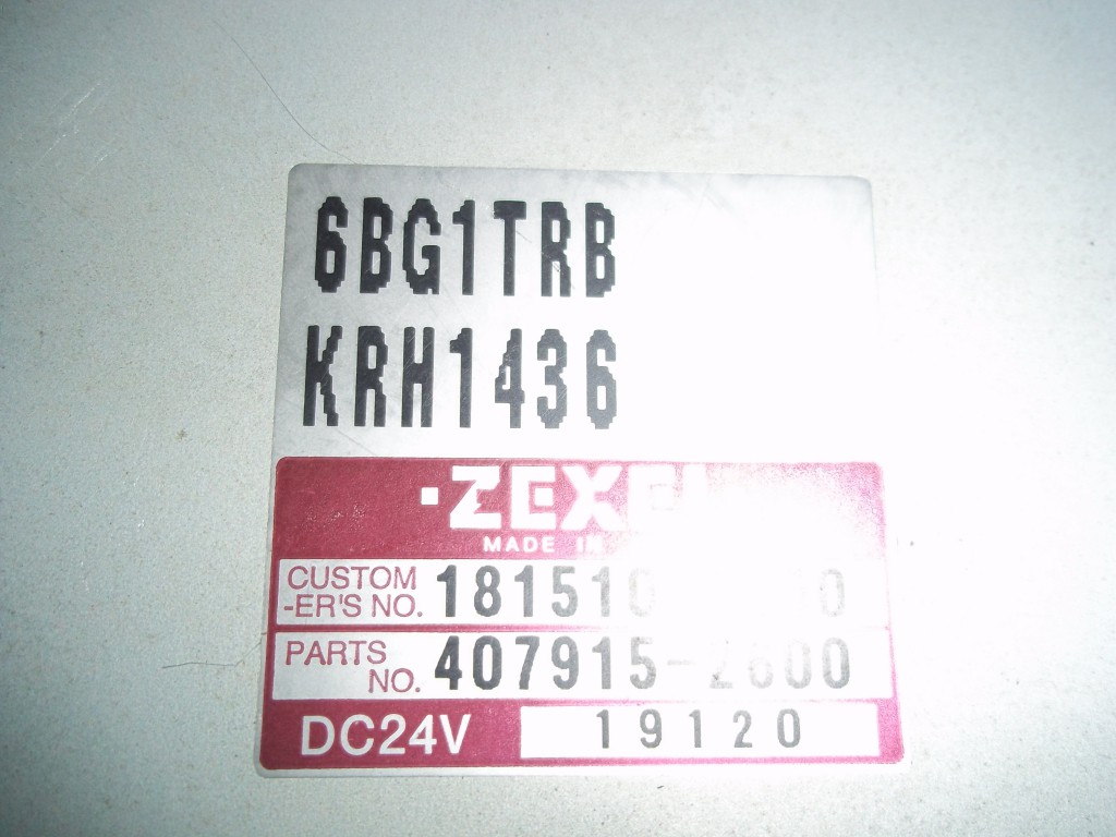 Image #3 of Repair 6BG1TRB KRH1436 ZEXEL ZEXEL in Malaysia, Singapore, Thailand, Indonesia