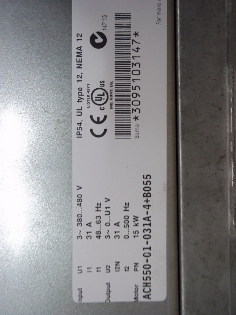 Image #1 of Repair ACH550-01-031A-4+B055 ABB ABB INVERTER in Malaysia, Singapore, Thailand, Indonesia