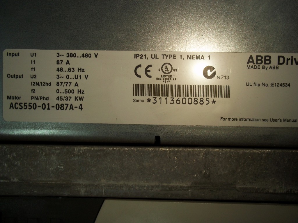 Image #1 of Repair ACS550-01-087A-4 ABB ABB INVERTER in Malaysia, Singapore, Thailand, Indonesia