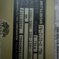 Repair FR-Z123-0.75K MITSUBISHI  MITSUBISHI FREQROL-Z123 in Malaysia, Singapore, Thailand, Indonesia